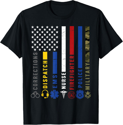 First responder hero flag - first,