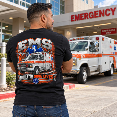 Vintage ems ambulance built - ems,